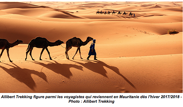 Mauritanie : 4 circuits dès mi-décembre 2017 pour Allibert Trekking