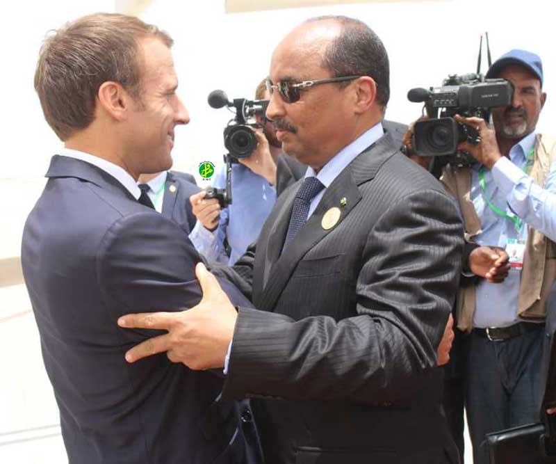 Le Président de la République française entame une visite officielle en Mauritanie