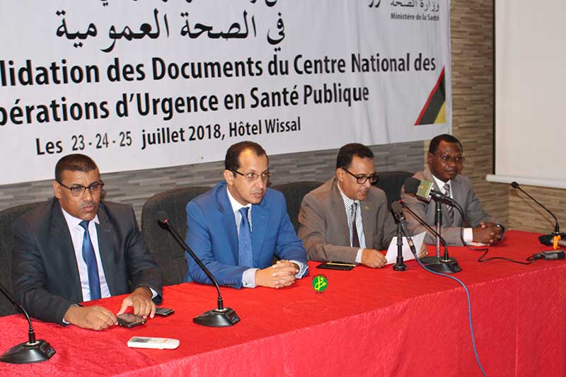 Atelier de validation des documents du centre national des opérations d’urgence en santé publique