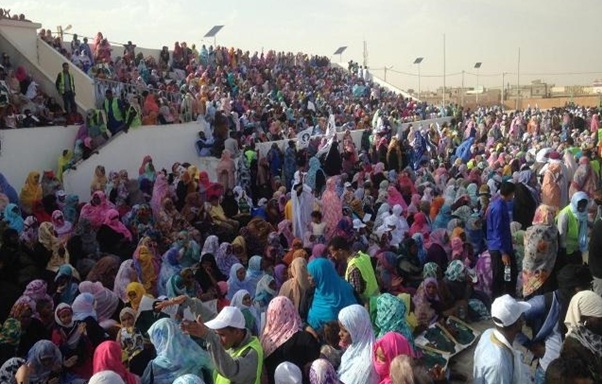 Présidentielle2019 : C’est dans un stade archi-comble de Mellah que le candidat Ould Boubacar annonce sa candidature