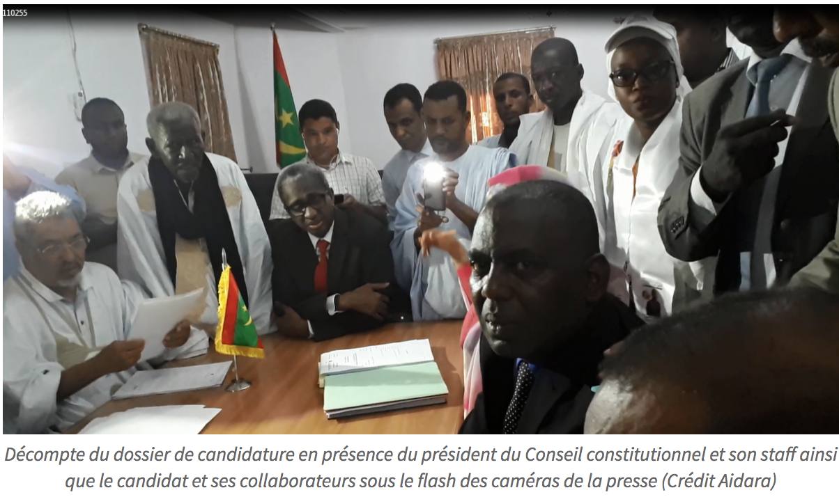 Présidentielle 2019, cent-vingt deux conseillers municipaux dont six maires cautionnent la candidature de Birame Dah Abeid