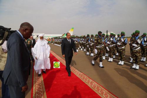 Arrivée du Président de la République à Niamey