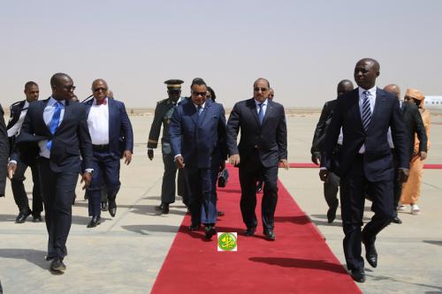 Arrivée à Nouakchott du Président Congolais