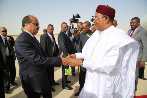 Arrivée à Nouakchott du Président Nigérien pour assister à l’investiture du Président élu