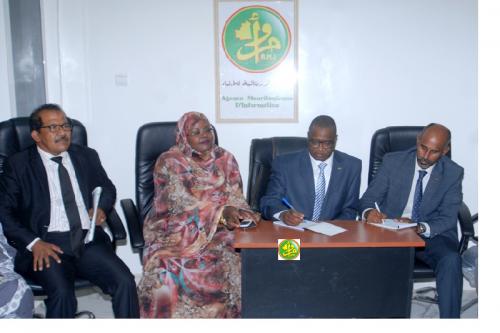 Le ministre de la culture visite l’Agence Mauritanienne d’Information