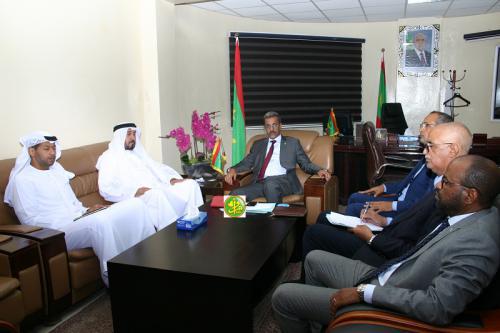 Le ministre du développement rural s’entretient avec l’ambassadeur des Emirats Arabes Unis à Nouakchott