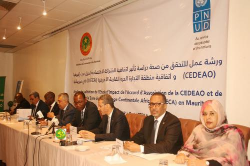 Atelier sur l’étude d’Impact de l’accord d’association de la CEDEAO et la ZLECAf en Mauritanie