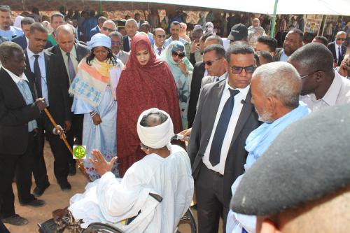 La première Dame supervise à Toujounine l'inauguration d'un nouveau siège pour la Fédération des Associations nationales de personnes handicapées