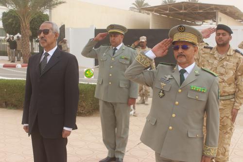 Le Ministre de la Défense décore au QG de l’État-major général des Forces Armées des officiers, sous-officiers et soldats, tant militaires que gendarmes