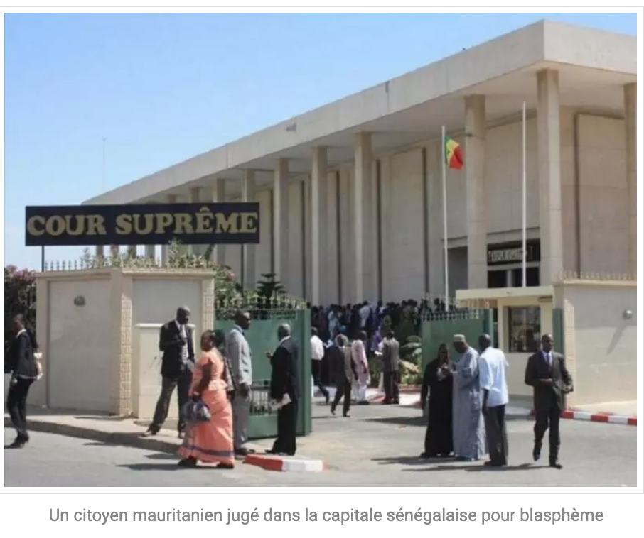 Un citoyen mauritanien jugé dans la capitale sénégalaise pour blasphème