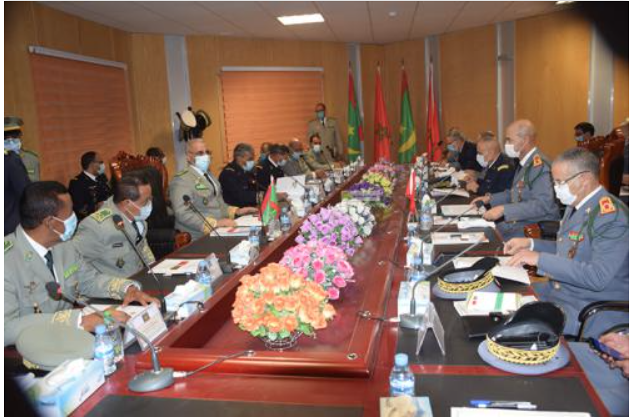 Le Chef d'’état-major général des Armées préside la deuxième réunion de la commission militaire mixte mauritano-marocaine