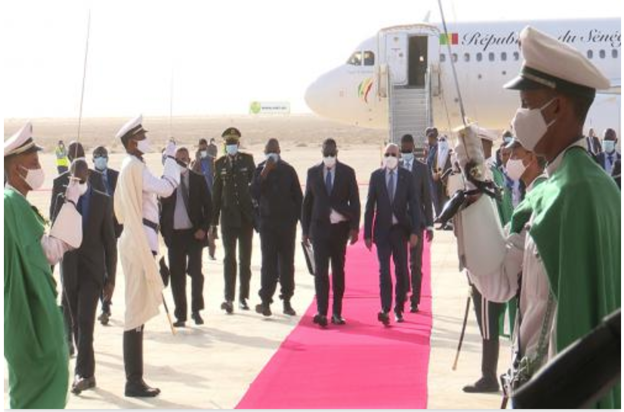 Le président sénégalais arrive à Nouakchott en visite de travail