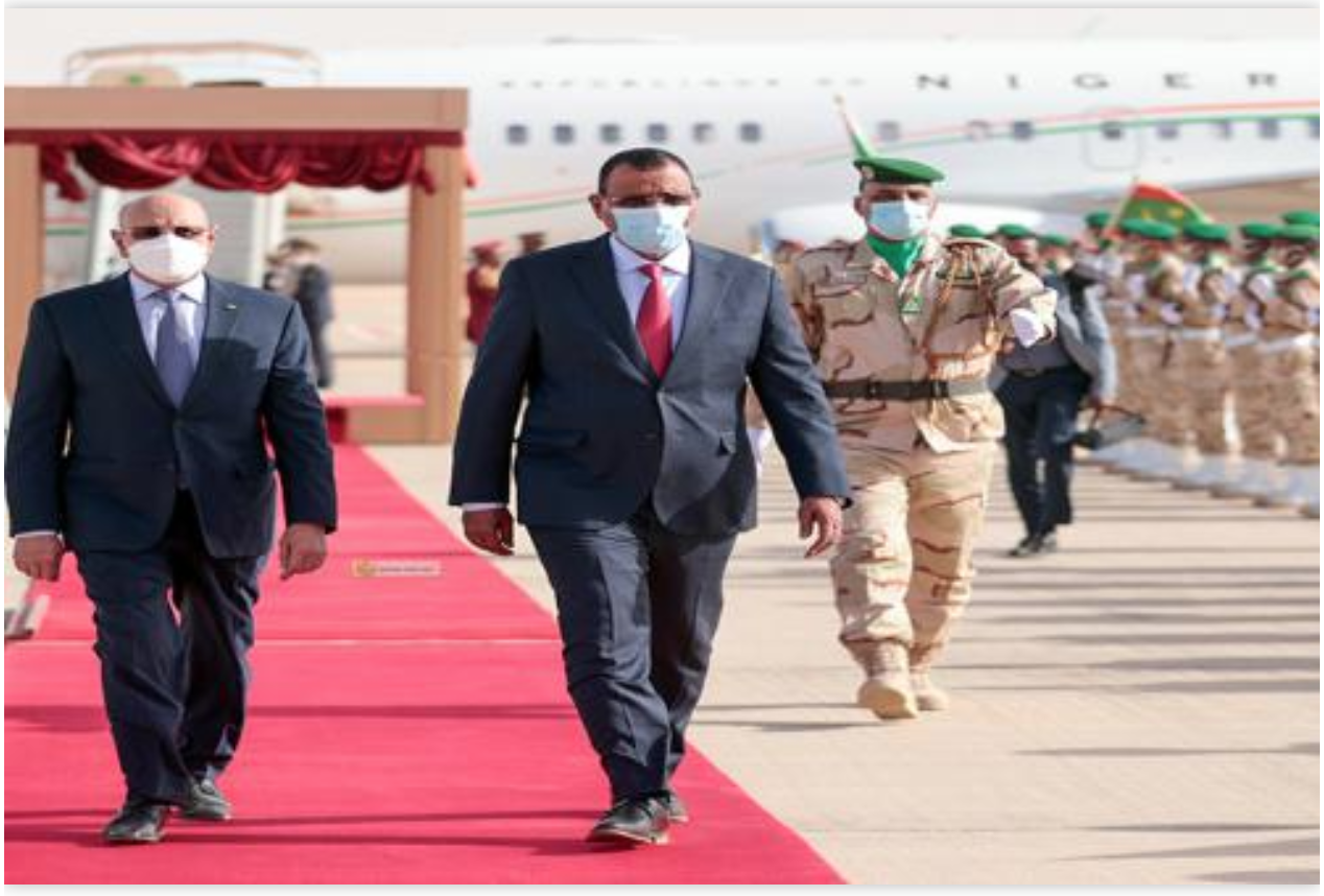 Le Président de la République du Niger arrive à Nouakchott