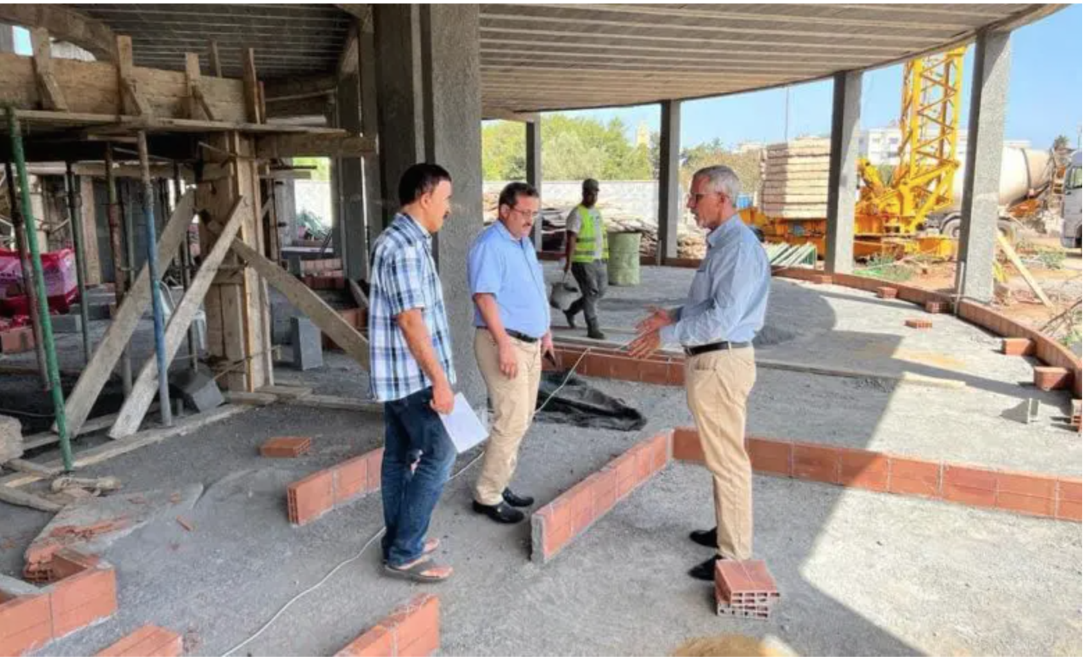 Une mission du ministère de l’habitat sur le chantier de l’ambassade de Mauritanie à Rabat