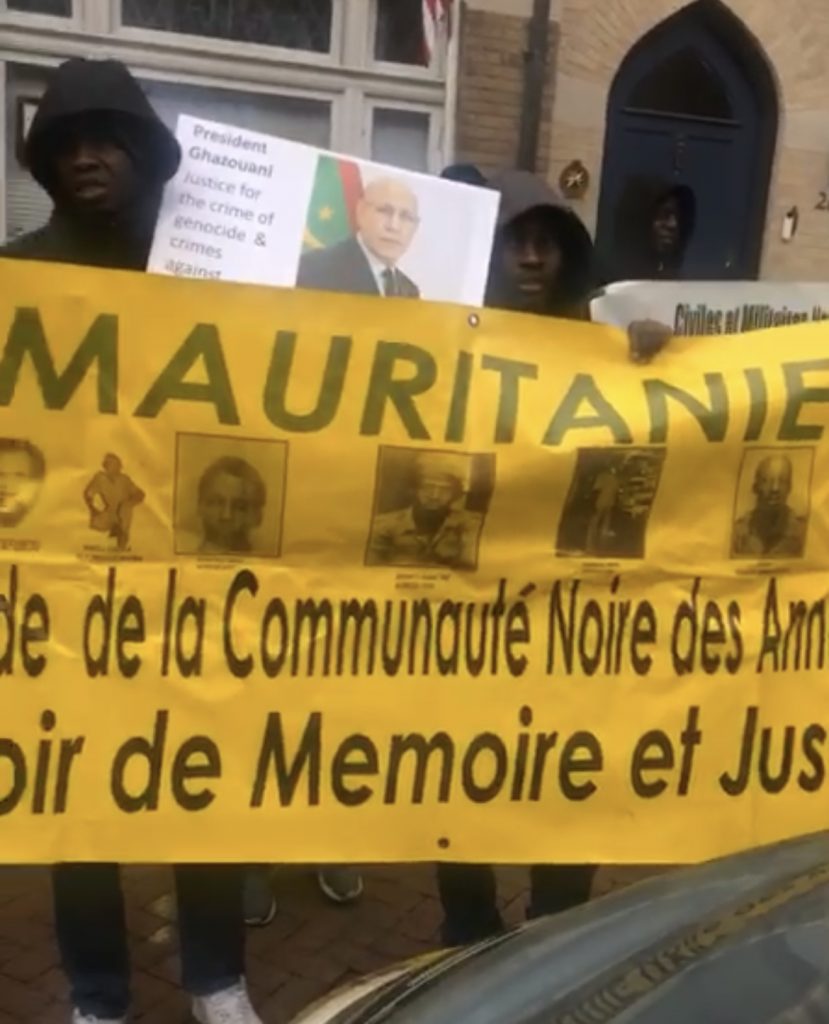 Manifestation à Washington contre le président mauritanien Mohamed Ould Ghazouani