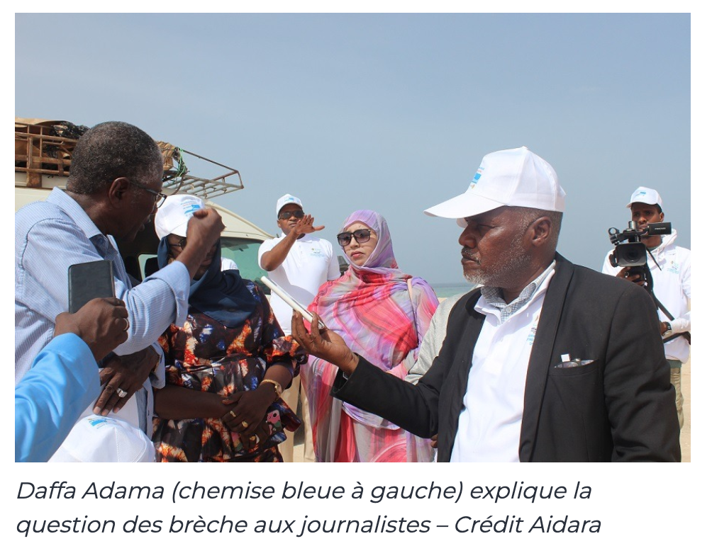 Brèches sur le littoral, l’Association des Journalistes Amis du Littoral constate l’ampleur de la menace sur Nouakchott