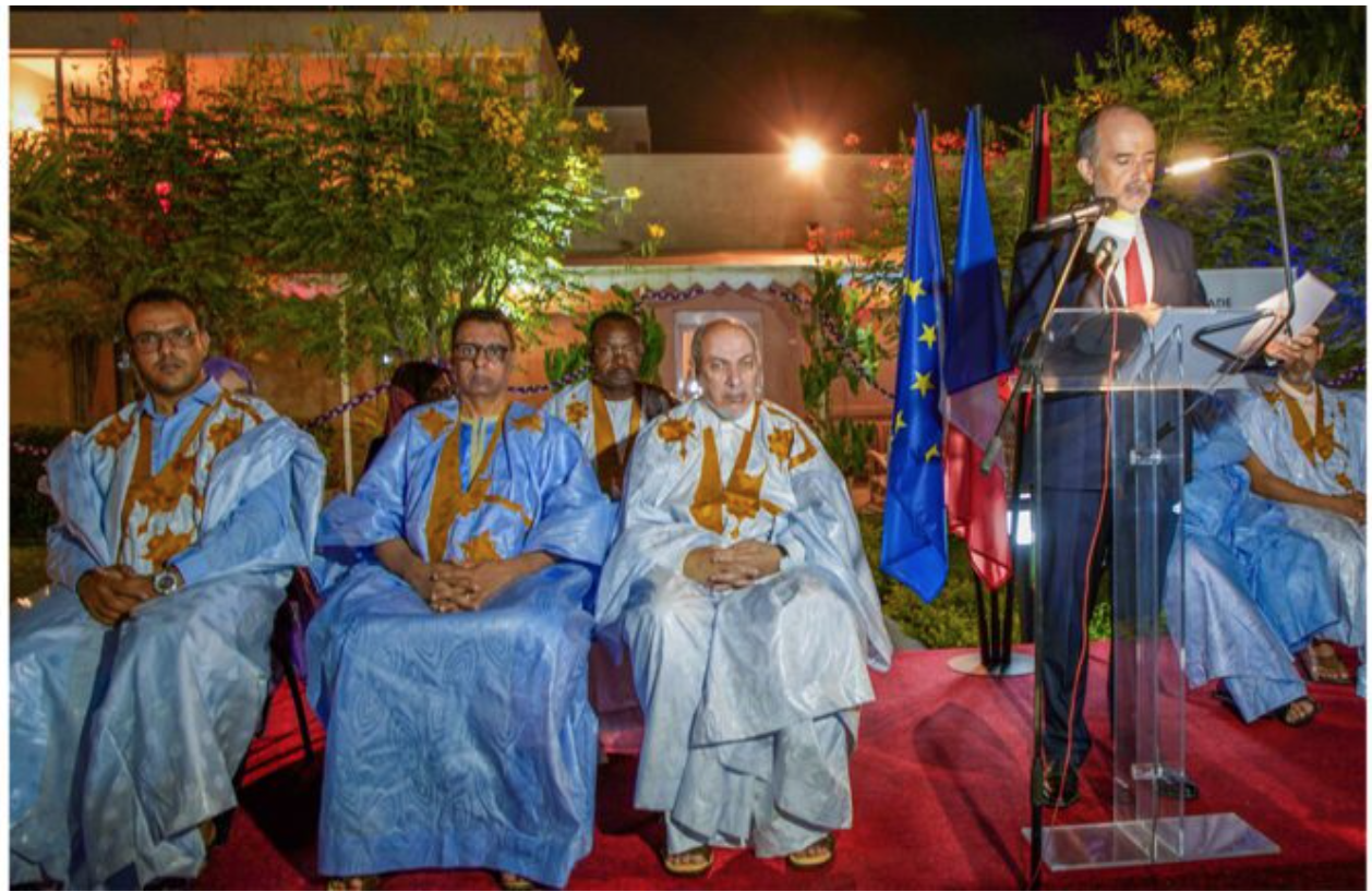 Célébration de la fête nationale de la France : SEM Alexandre Garcia déclare que la Mauritanie « fait figure d’exception parmi ses voisins d’Afrique de l’Ouest », en matière de gestion de la dette.