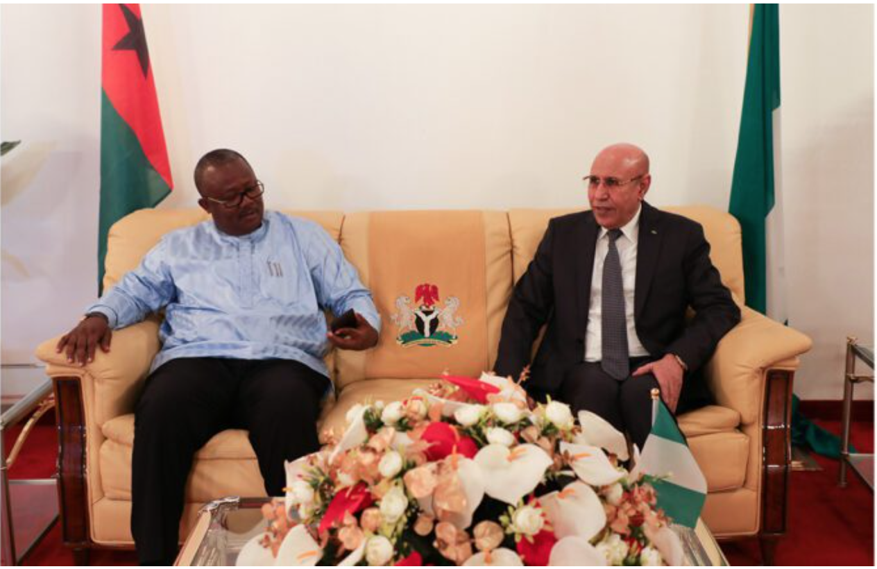 Le président de la République s’entretient avec le président de la République de Guinée-Bissau