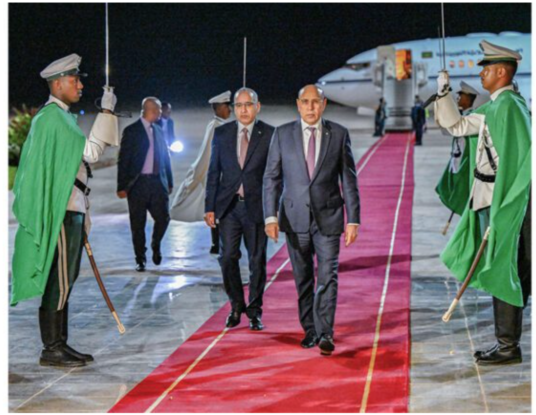 Arrivée à Nouakchott du Président de la République en provenance d’Abuja