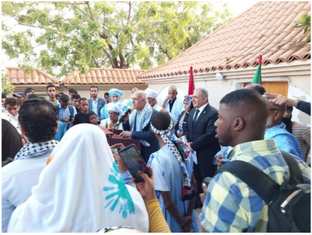 La communauté palestinienne de Nouakchott organise une manifestation contre l’agression israélienne sur Gaza