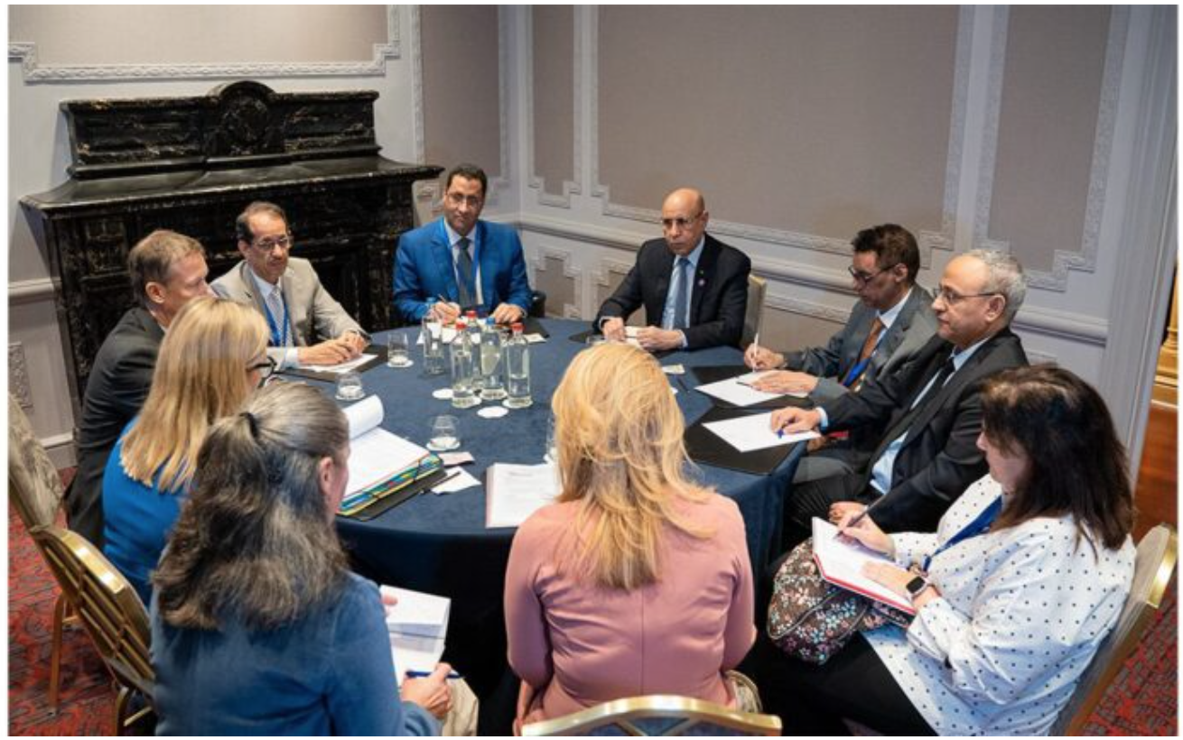 Le Président de la République rencontre le commissaire de l’Union européenne chargé des partenariats internationaux