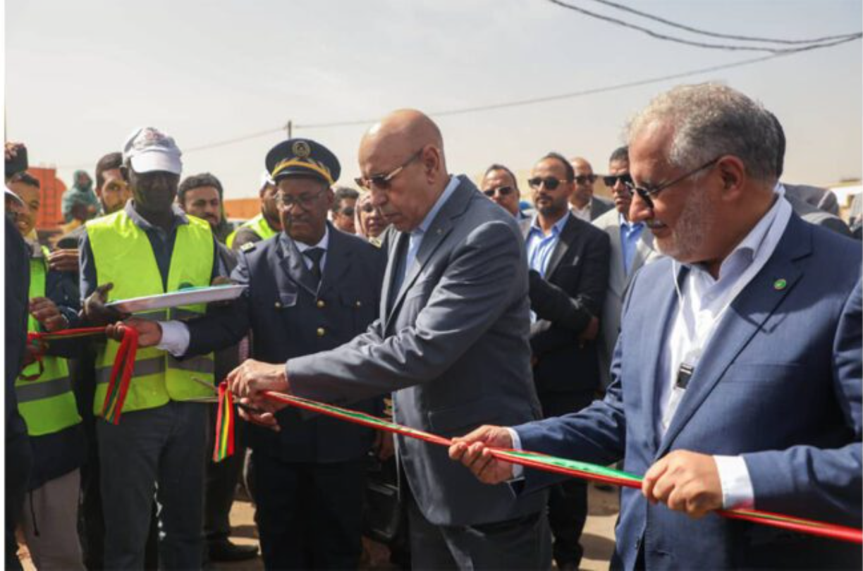 Le Président de la République inaugure le réseau routier urbain de la ville de Rosso