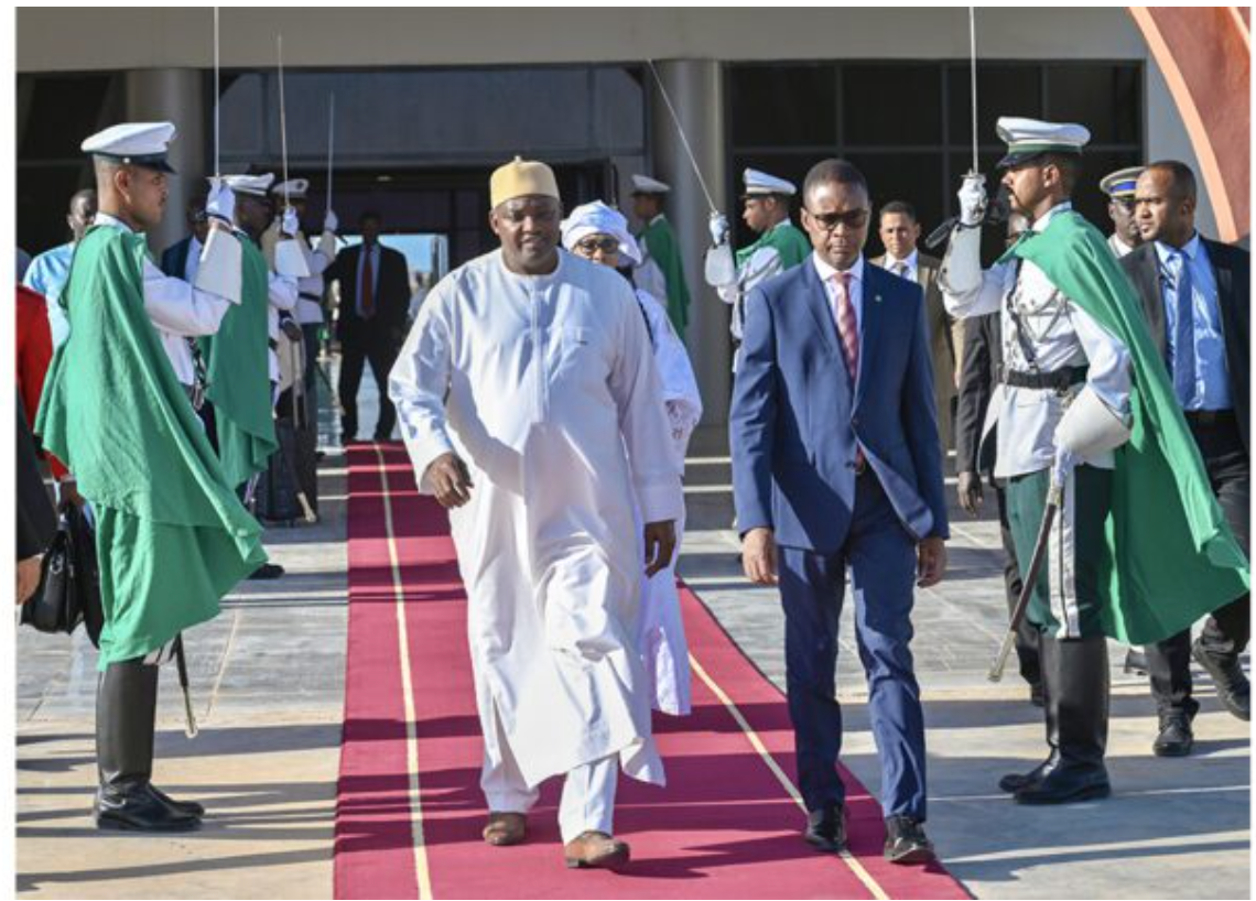 Le président gambien achève sa visite en Mauritanie