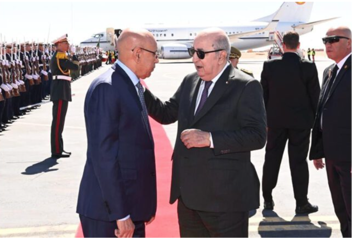Le Président de la République arrive à Tindouf