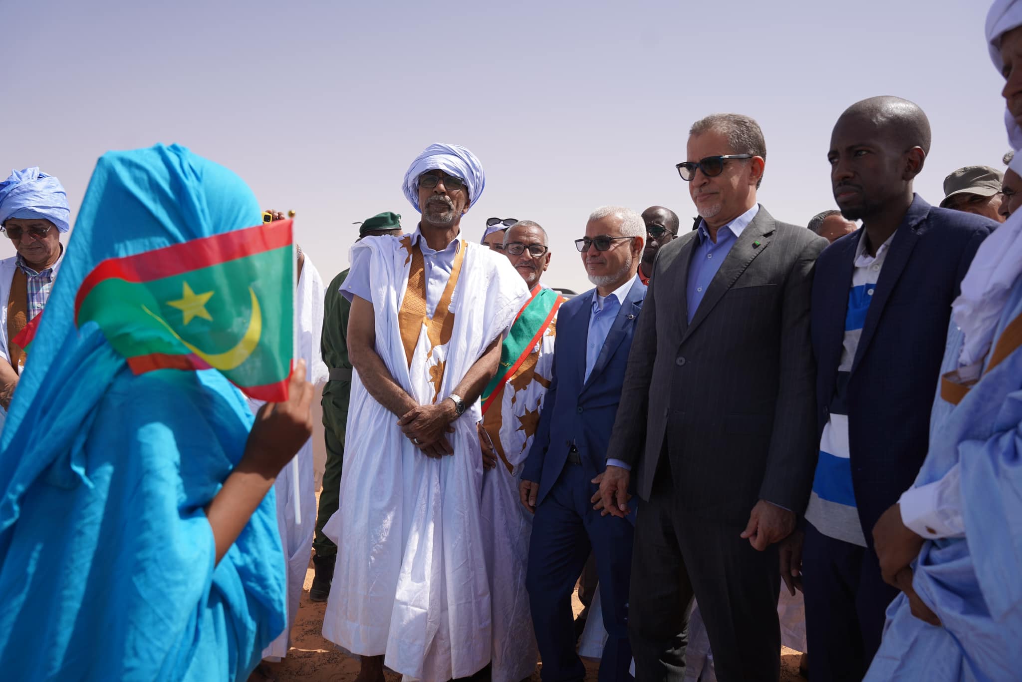 Belles photos en Adrar : tout ce qu'il y a de beau a été sorti pour accueillir Taazour dans le village de Ouraidh 