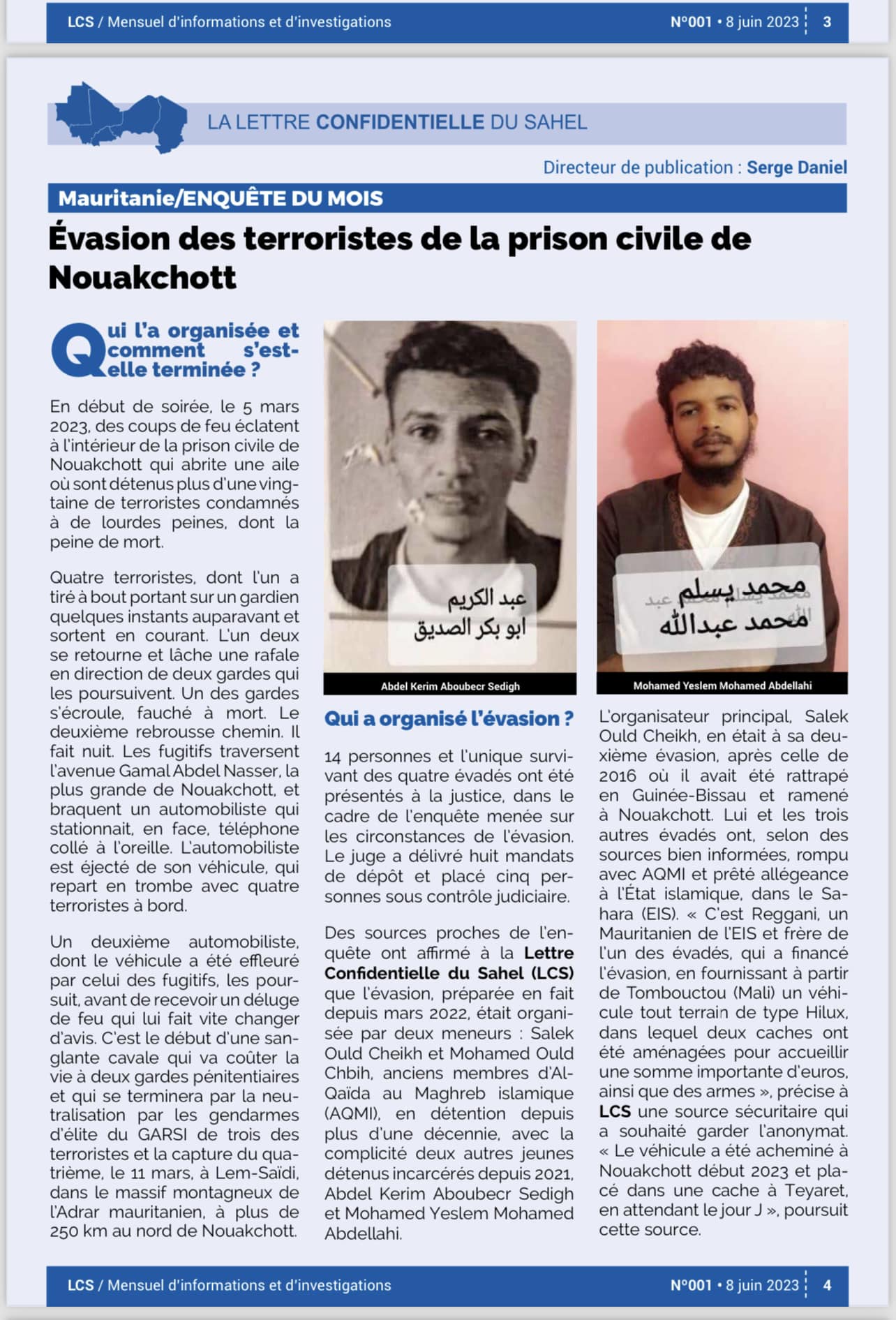 Evasion des terroristes de la prison Nouakchott: Qui l’a organisé et comment s’est-elle terminée ?