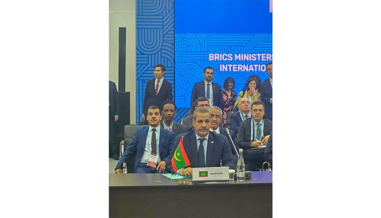 Le ministre du Commerce représente la Mauritanie à la réunion des BRICS à Nijni Novgorod, Russie