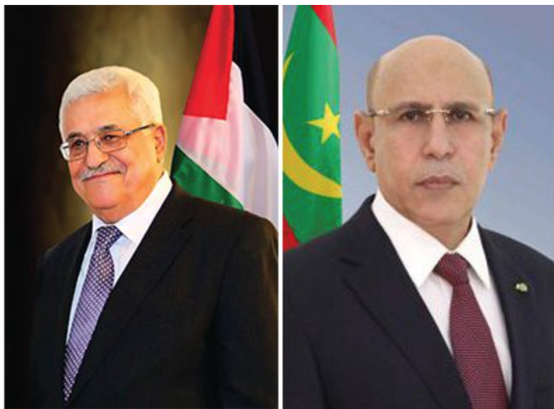 Le Président de la République reçoit les félicitations du Président palestinien pour sa réélection