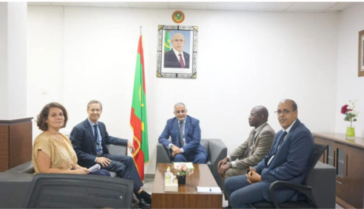 Le ministre de l’Equipement reçoit l’ambassadeur, délégué de l’UE en Mauritanie