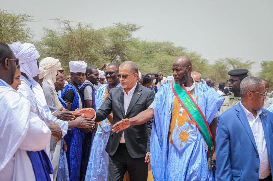 Taazour au Trarza : inauguration et lancement de plusieurs projets de développement par le Délégué Général S.E Hamoud Ould M'Hamed