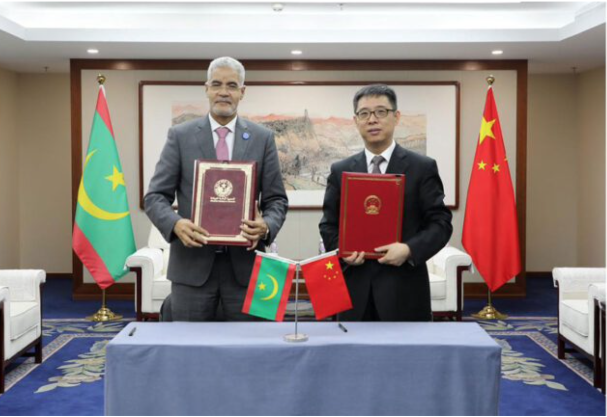 Signature d’un protocole d’accord entre la Mauritanie et la chine relatif à la mise en œuvre de l’Initiative mondiale de Développement