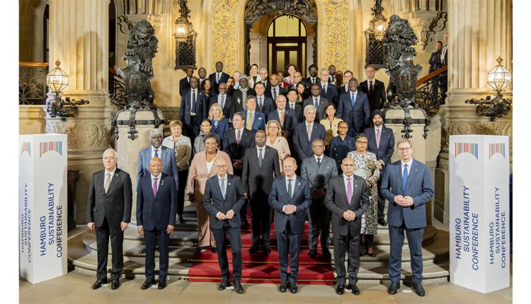 Le Président de la République, Président de l’Union africaine, participe à la Conférence de Hambourg sur le développement durable