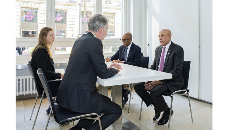 Le Président de la République, Président de l’Union africaine, rencontre le président de la Conférence de Munich sur la sécurité