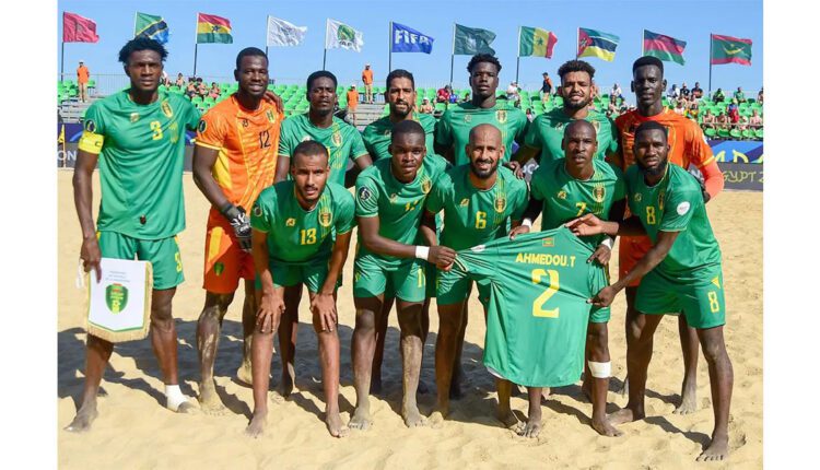 L’équipe nationale remporte une large victoire sur le Sénégal dans la Coupe d’Afrique des Nations de Beach Soccer