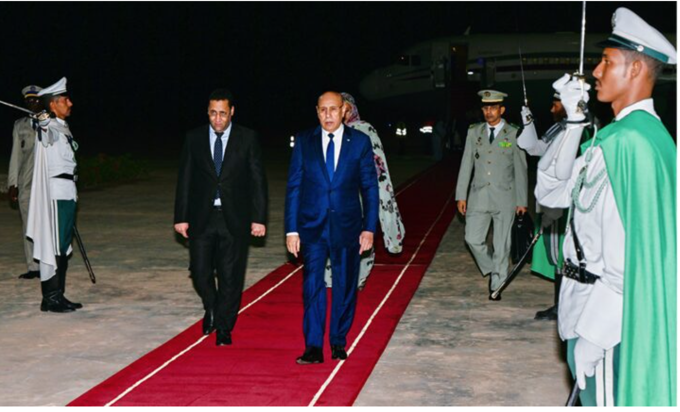 Le président de la République et Président de l’Union africaine rentre à Nouakchott en provenance de Bakou après avoir participé au sommet climatique de la COP29.