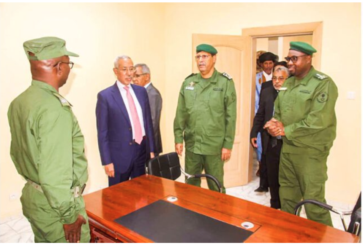 Le ministre de la Défense supervise l’inauguration des installations appartenant au commandement d’état-major de la gendarmerie nationale en Assaba