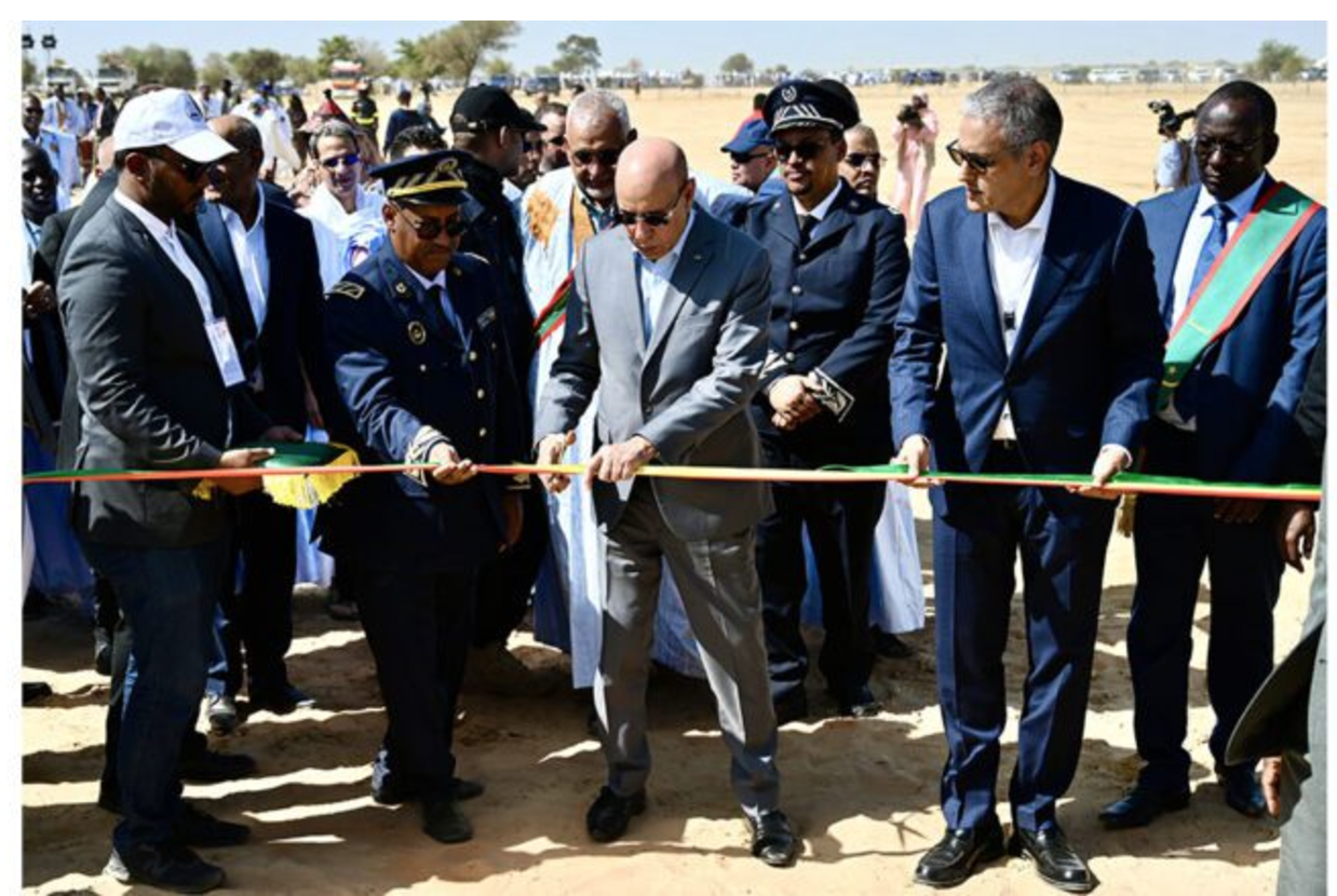 Le Président de la République inaugure le projet d’électrification de la zone de production agricole de la Vallée