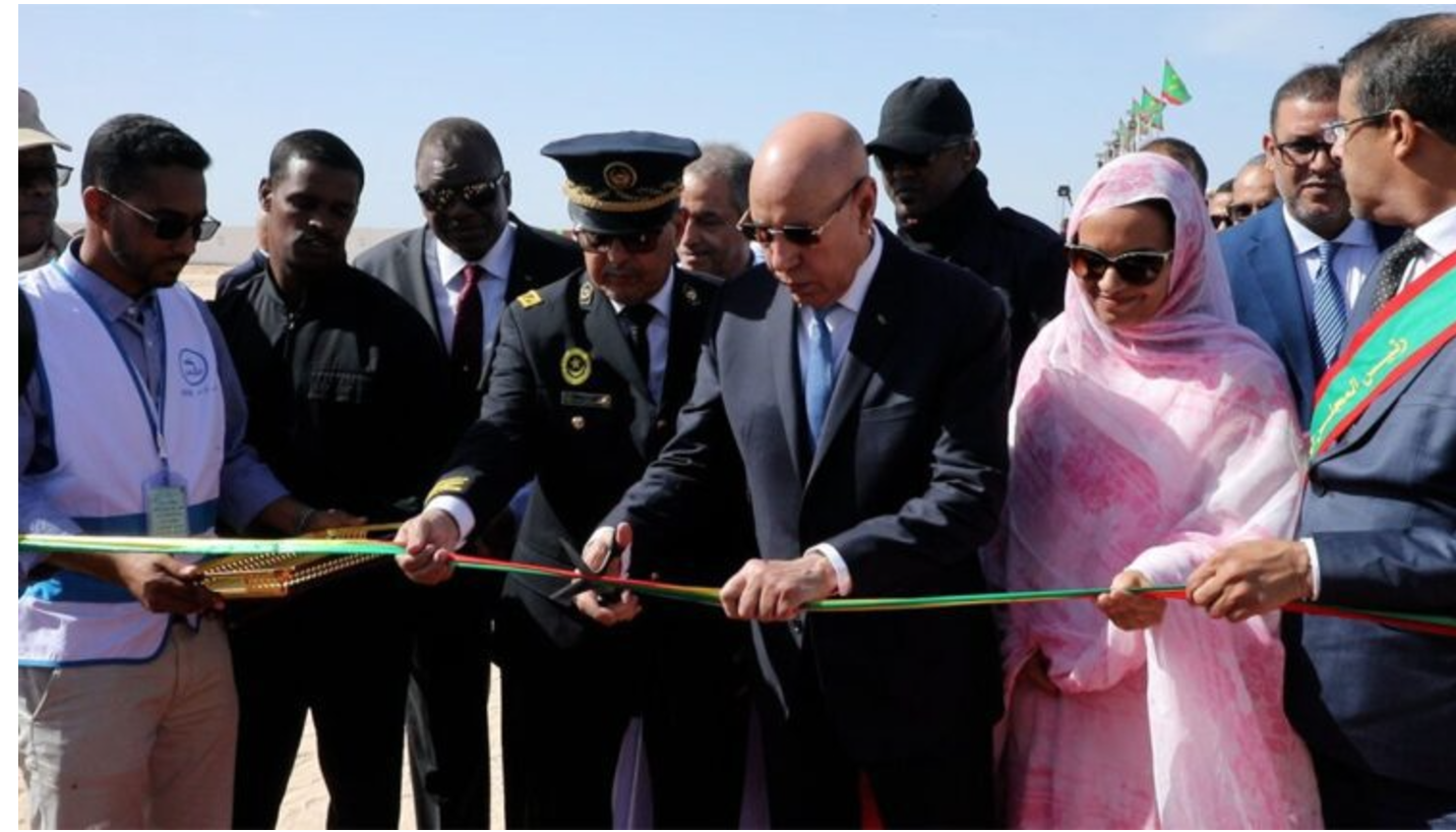 Le Président de la République inaugure le deuxième module de l’usine de dessalement de l’eau de mer de Nouadhibou