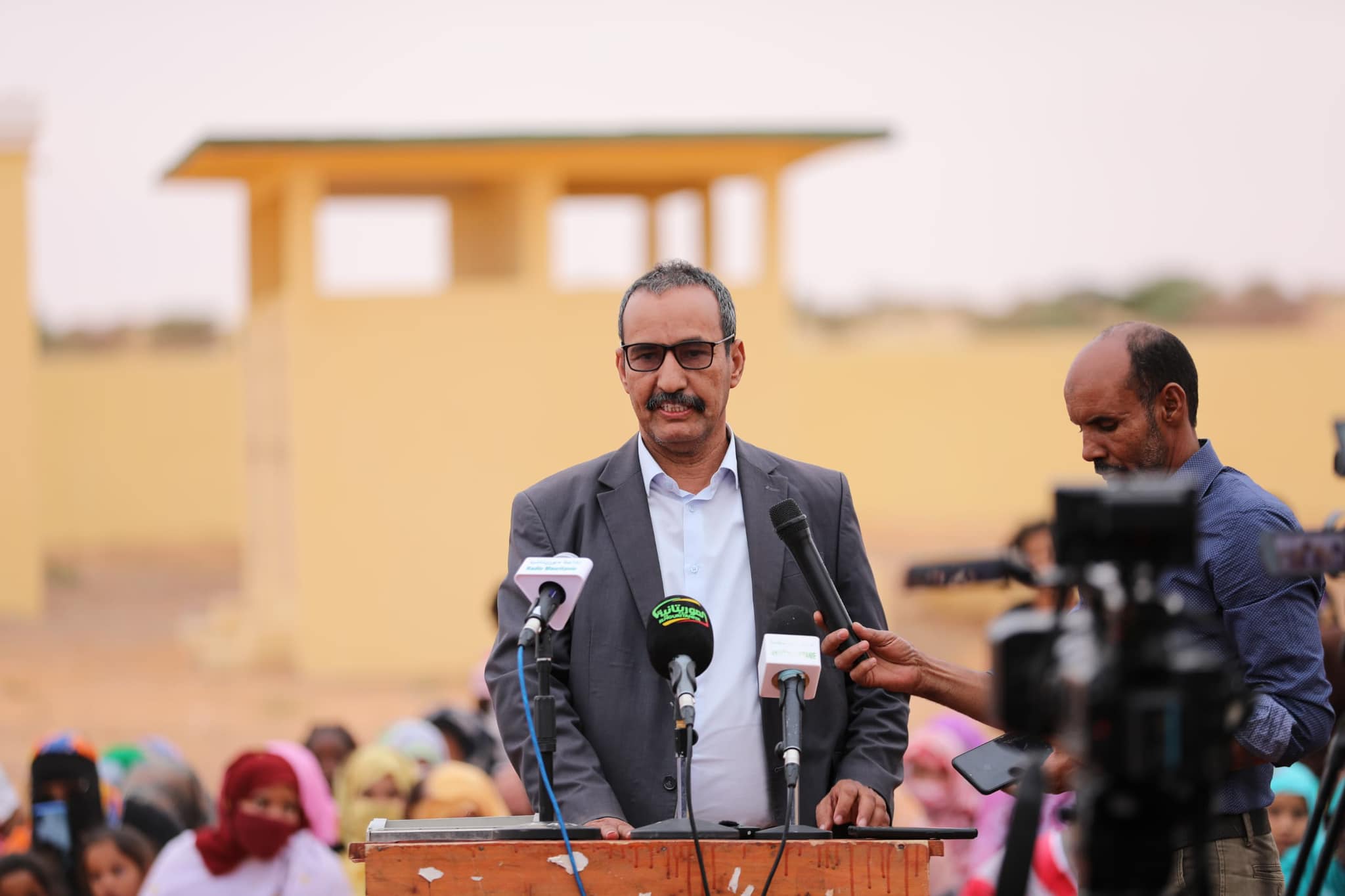 Le délégué général de Taazour inaugure une école dans le quartier d’El Jadida à Tidjikja