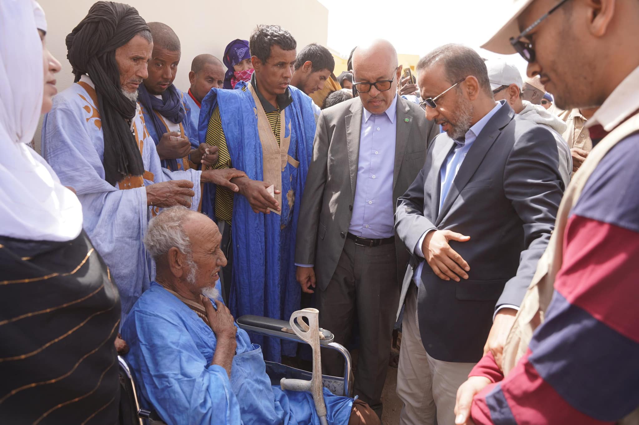 Le Délégué général de Taazour supervise l’inauguration d’une centrale hybride dans le village de Mbeidi Assagha