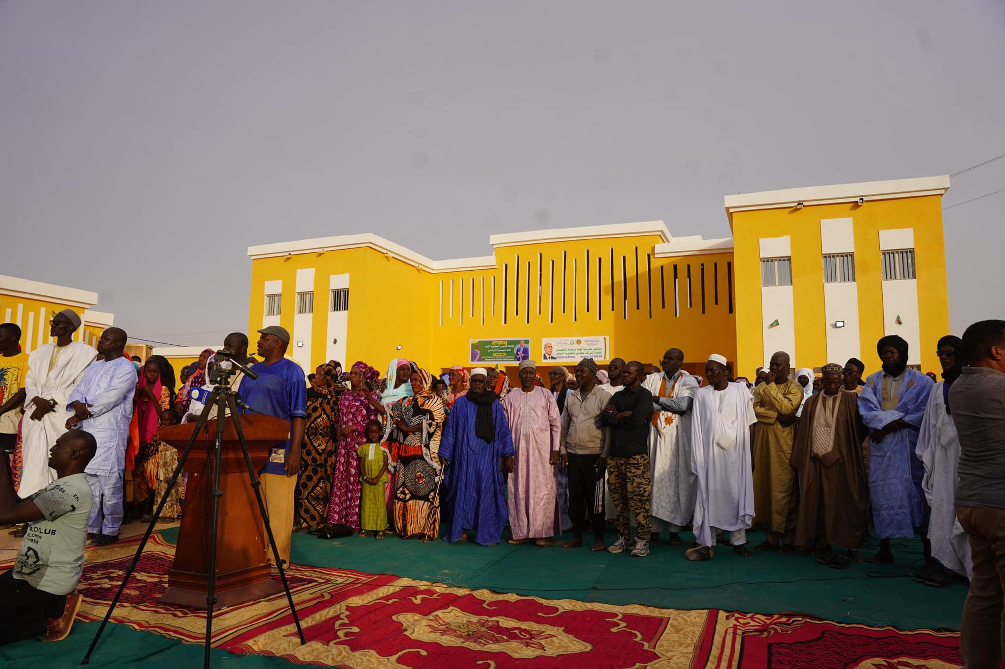 Le délégué général de TAAZOUR inaugure des structures éducatives et visite le projet Dari à Kaédi