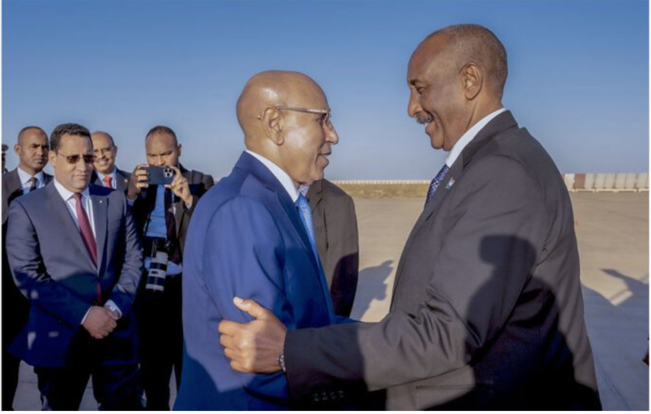 Le Président du Conseil de souveraineté de transition du Soudan entame une visite en Mauritanie