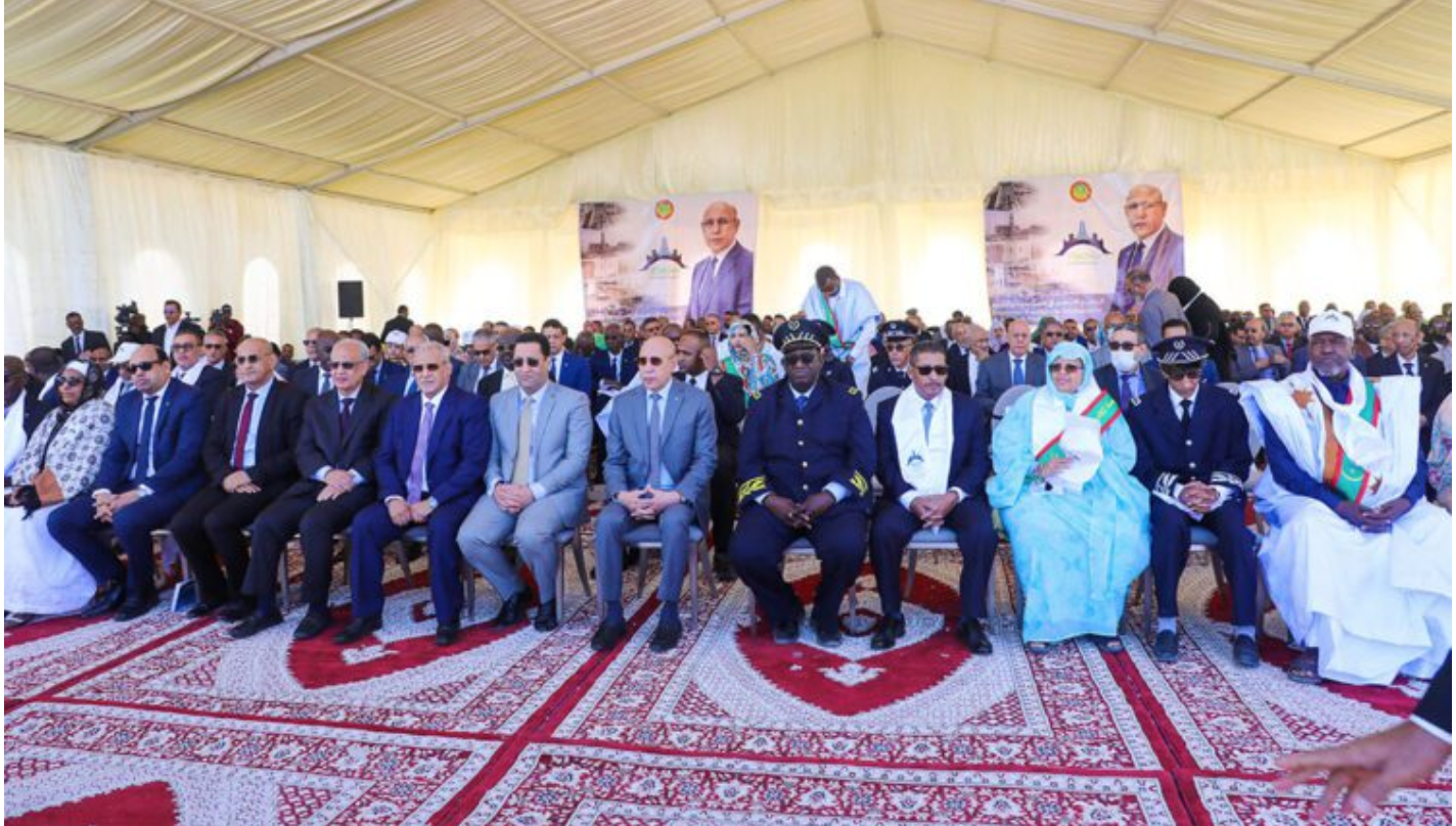 Le Président de la République supervise le lancement du programme d’urgence pour le développement de la ville de Nouakchott