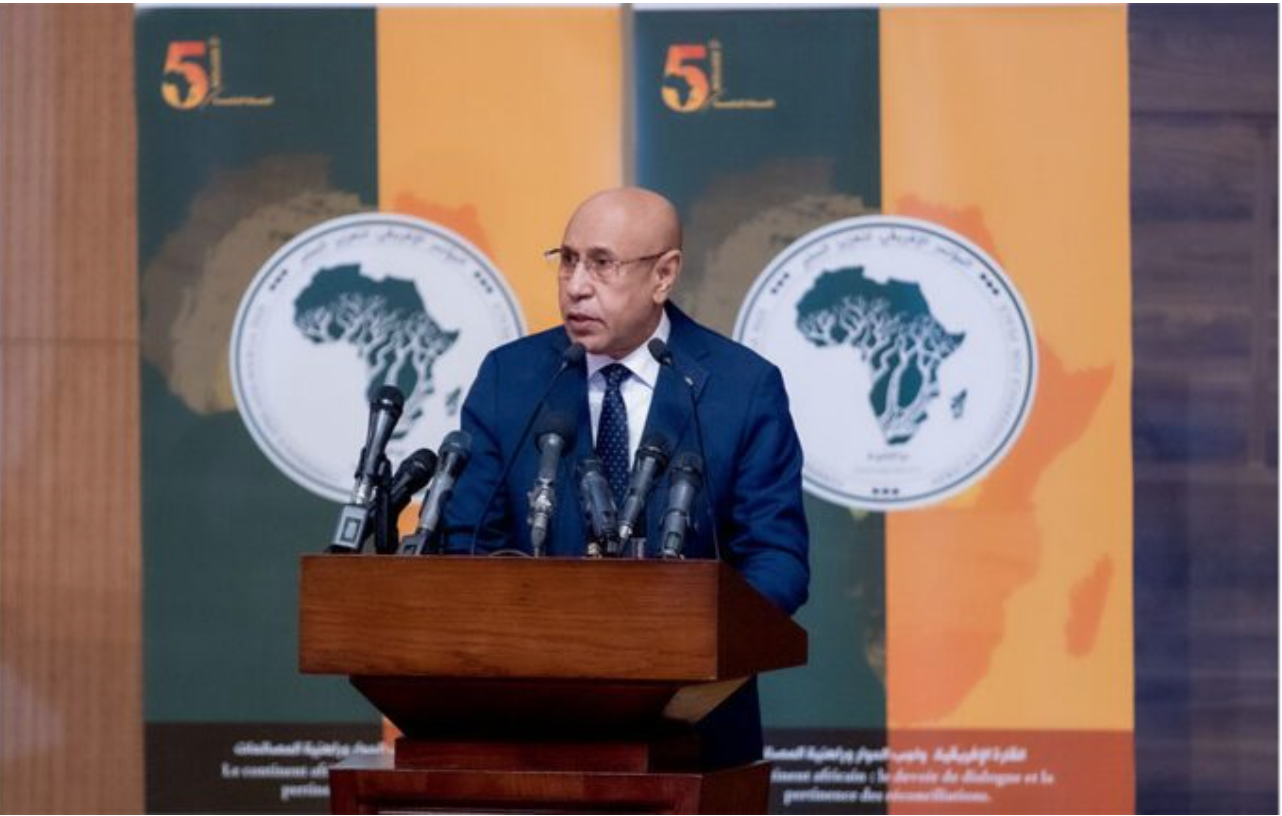 Dans le cadre de la cérémonie d’ouverture du cinquième Forum de la Conférence africaine pour la promotion de la paix, Son Excellence le Président de la République, Monsieur Mohamed Ould Cheikh El Ghazouani, a supervisé, mardi à Nouakchott, la cérémon