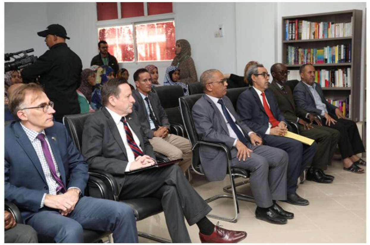 Inauguration de l’Espace Culturel Américain à la Faculté des Lettres et Sciences Humaines de l’Université de Nouakchott