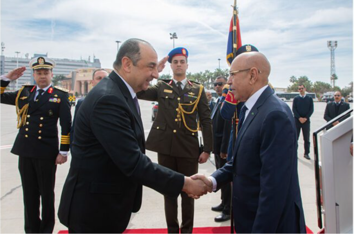 Le Président de la République arrive au Caire